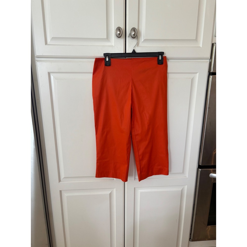 Contrived Clash Vintage Orange High Waisted Cropped Capri PantSize 5 Made in USA